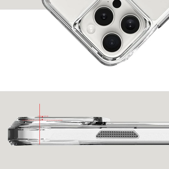 iPhone 16 Pro Max Kılıf Magsafe Şarj Özellikli T-Max Magsafe Kapak - 3