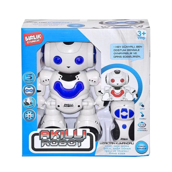 Birlik Oyuncak Uzaktan Kumandalı Işıklı Müzikli Dans Eden Akıllı Robot J605-2 - 5