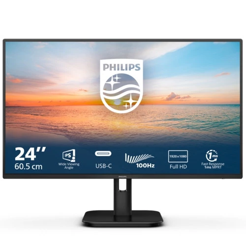 Philips 23.8" 24E1N1300A/00 IPS Type-C MM Monitör 1ms