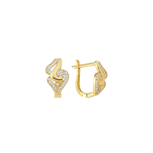 Altın Taşlı Küpe 2,6 Gram