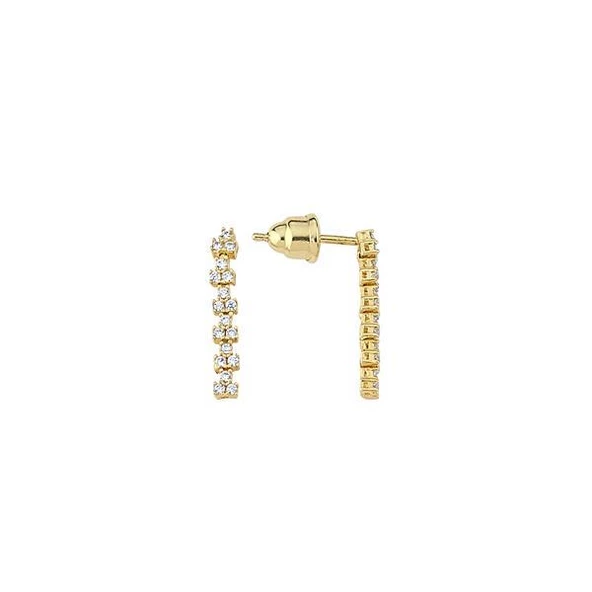 Altın Taşlı Set Küpe 2,14 Gram