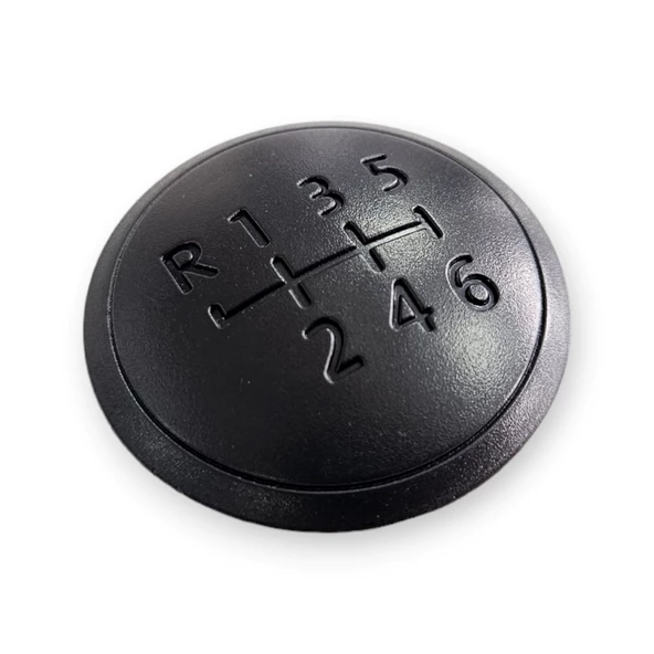 VW Transporter T5 2004-2010 6 Vites Topuzu Plakası Siyah 7H0711144C - 3