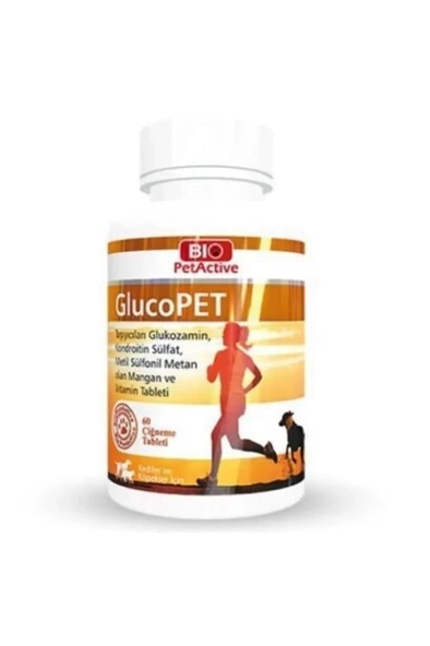 Bio PetActive Gluopet Kedi Ve Köpek Için Eklem Güçlendirici 60 Tablet