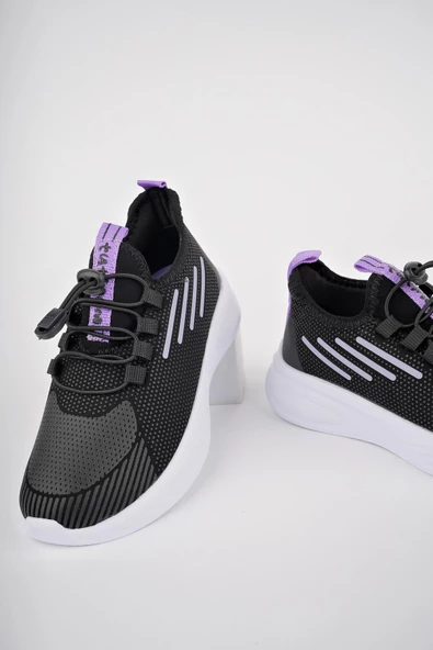 Muggo LUPİN Garantili Günlük Unisex Çocuk Bağcıklı Rahat Sneaker Spor Ayakkabı - 4