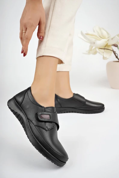 Muggo ARCH Garantili Ortopedik Taban Topuk Dikeni Hakiki Deri Kadın Ayakkabı - 7