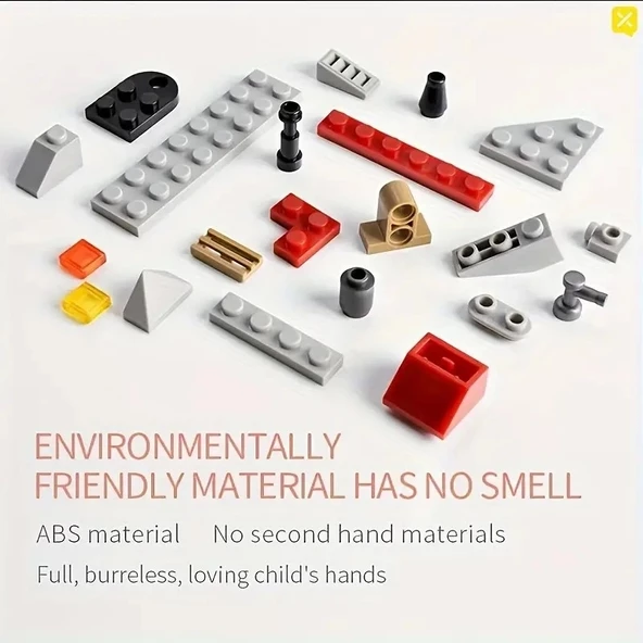 Savaş Gemisi 980 Parça Yapı Bloks 8 İN 1 - 24 FARKLI MODEL - 4
