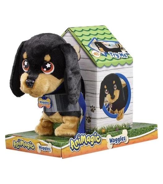 Peluş Animagic Sosis Köpek - Waggles ürün görseli