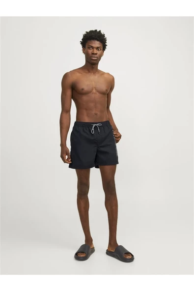 Jack & Jones 12253118 Jpstfiji Jjswim Double Logo Sn Ly Erkek Deniz Şortu