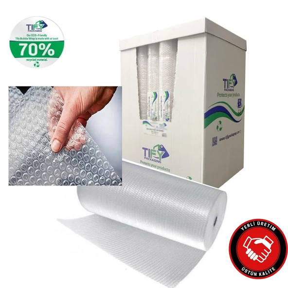 Balonlu Naylon 100Cm X 50Mt (En: 100 cm, Boy: 50mt.) Üç Katlı Eşya Koruma Ambalajı, Pat Pat - 5