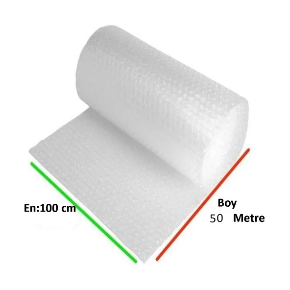 Balonlu Naylon 100Cm X 50Mt (En: 100 cm, Boy: 50mt.) Üç Katlı Eşya Koruma Ambalajı, Pat Pat - 2