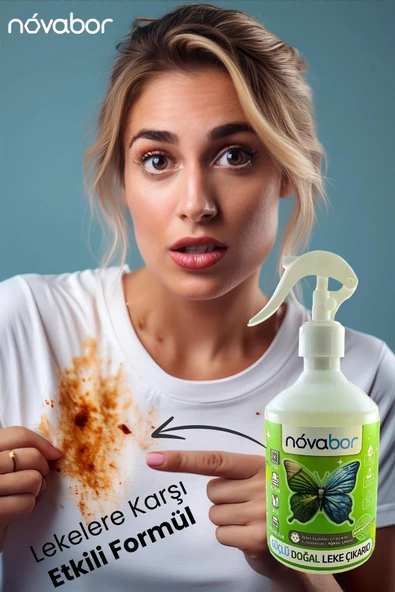 Novabor Doğal Leke Çıkarıcı Sprey - Özel Bor Formüllü Çok Amaçlı Leke Çıkarıcı - 2