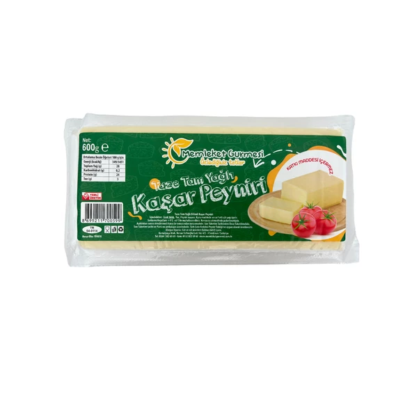 Kaşar Peyniri 600 gr MG