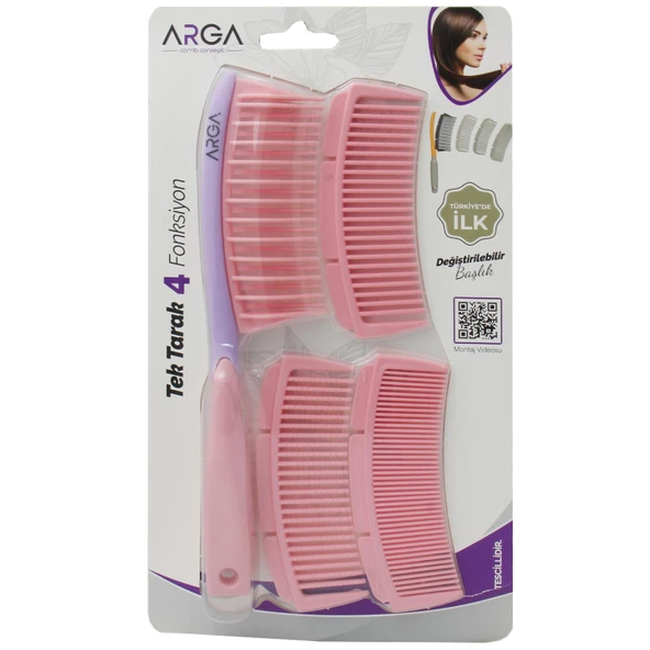 Arga Değiştirilebilir Başlıklı Tarak 4 Fonksiyonlu - 2