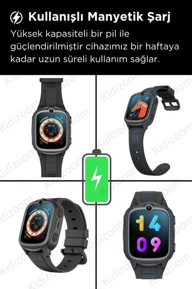 K800 Akıllı Çocuk Saati Sim Kartlı Gps Konum Görüntülü Konuşma Ortam Dinleme Özellikli Çocuk Saati - 6