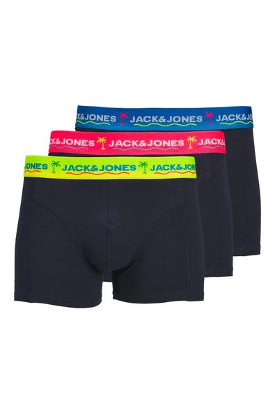 Jack & Jones 12250609 Jacthomas Solid Trunks 3 Pack Erkek Boxer