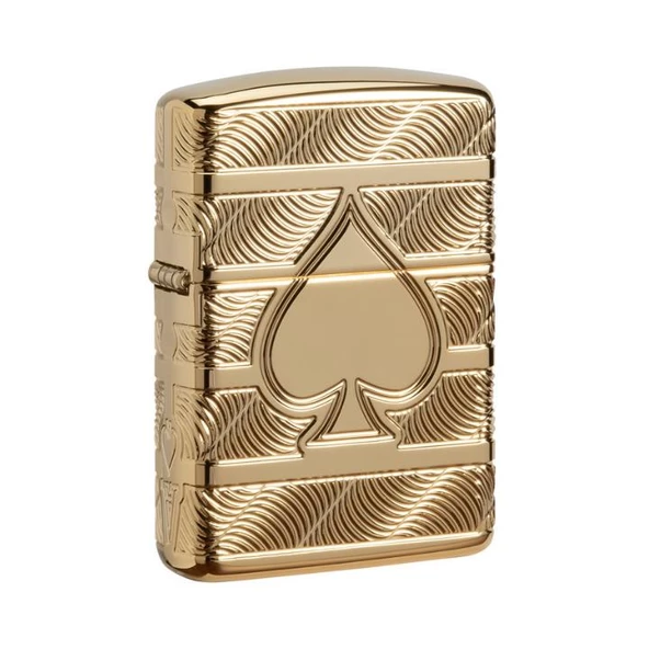 Zippo 29261 Ace Of Spade Design Çakmak - 1