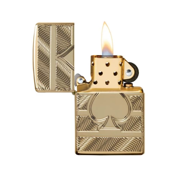 Zippo 29261 Ace Of Spade Design Çakmak - 2