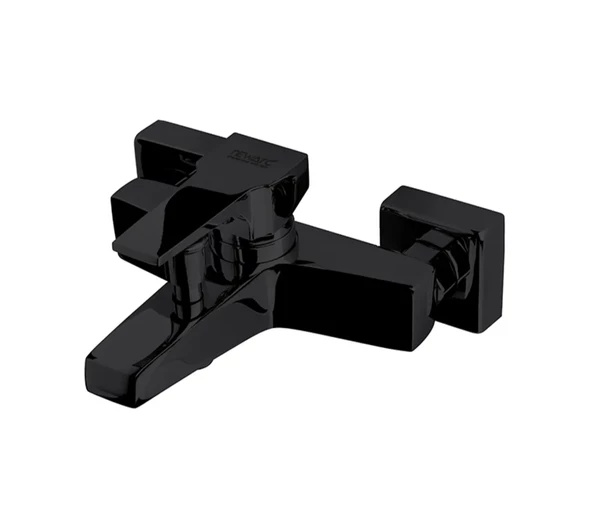 Newarc Aqua Siyah Banyo,Lavabo,Evye Batarya Set - 4