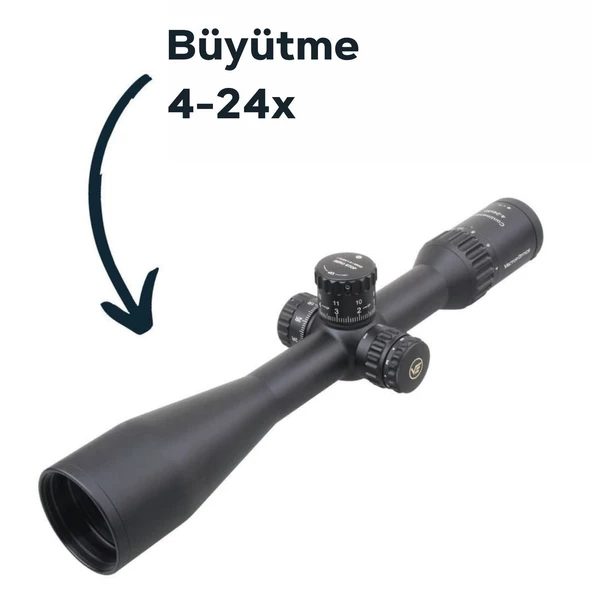 Continental x6 4-24x50 ARI Tactical Tüfek Dürbünü - 3