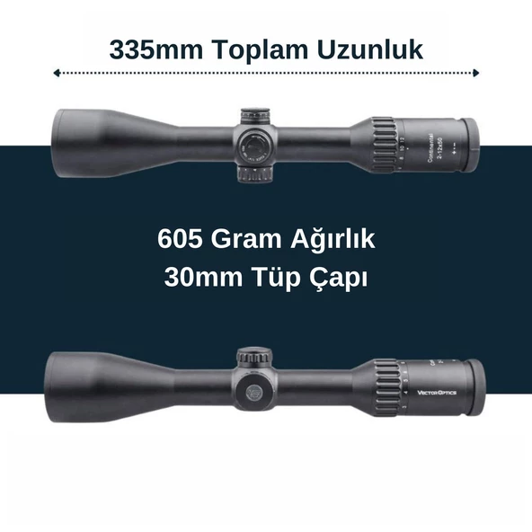 CONTINENTAL 2-12X50 HUNTING SFP TÜFEK DÜRBÜNÜ - 4