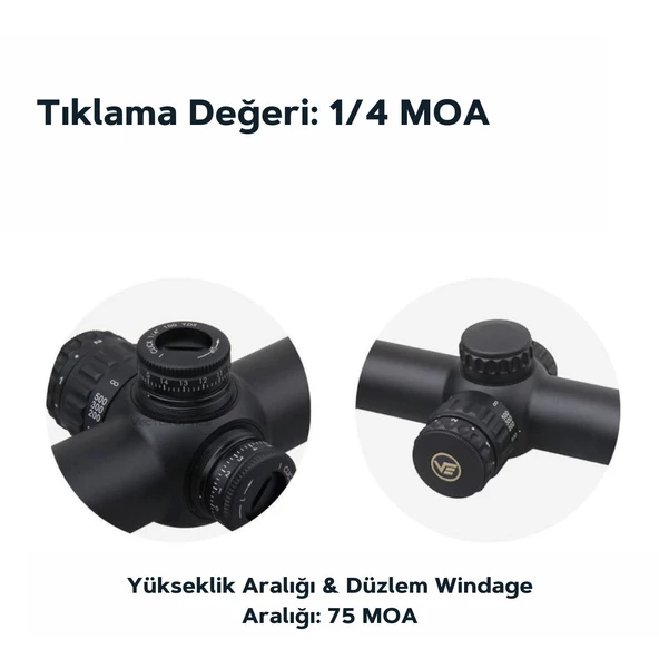 Continental x6 3-18x50 CDM Hunting Tüfek Dürbünü SCOL-X21 - 4