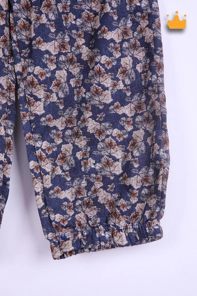 Babyhola %100 Pamuk 1-4 Yaş Kız Çocuk Jogger Tek Alt Pantolon 12784 - 9