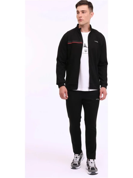 Lumberjack A10188807108010 4W Ml Renato 18Itl1013 4Pr Sıyah Erkek Sweatshırt - 3