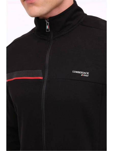 Lumberjack A10188807108010 4W Ml Renato 18Itl1013 4Pr Sıyah Erkek Sweatshırt - 4
