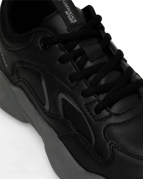 Lumberjack Dakota Pu 4Pr Kadın Siyah Sneaker Ayakkabı - 7