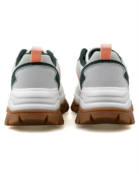 U.s. Polo Assn. Tracky 4Pr Kadın Beyaz-Yeşil Sneaker Ayakkabı - 5
