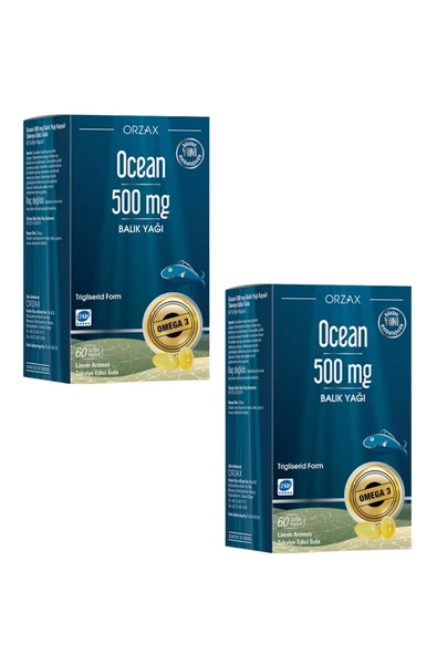 Ocean 500 Mg Balık Yağı 60 Kapsül x 2 Adet ürün görseli