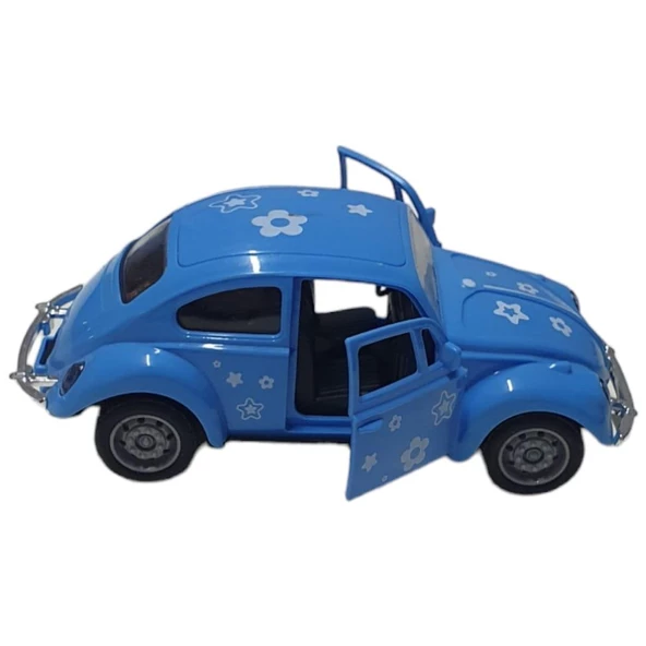 Vosvos Araba - Sürtmeli Desenli MAVİ - JW567-060 - Resim 2