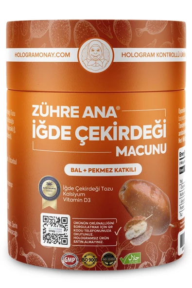 zühre Ana İğde Çekirdeği Macunu 240 Gr