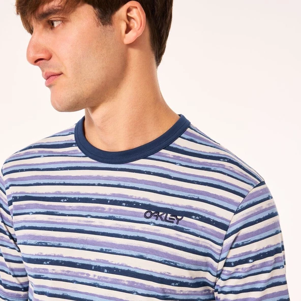 Oakley BLURRRED STRIPES TEE Erkek T-Shirt OAK.FOA405507-OAK.9ZG - 5