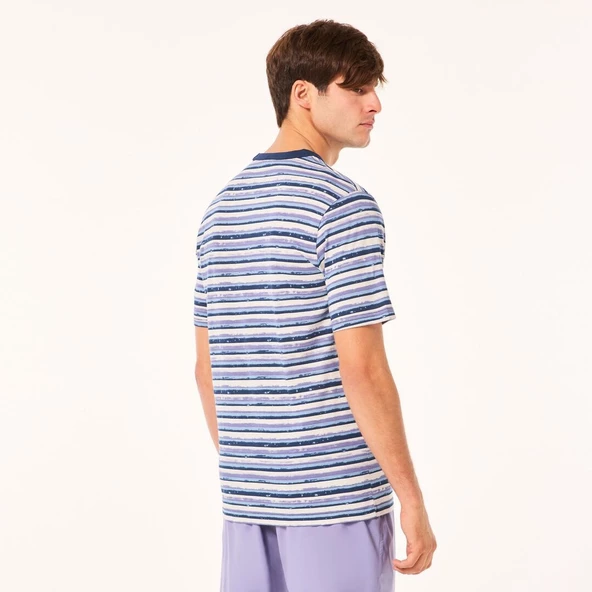 Oakley BLURRRED STRIPES TEE Erkek T-Shirt OAK.FOA405507-OAK.9ZG-S1 - 6