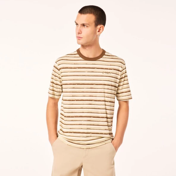 Oakley BLURRRED STRIPES TEE Erkek T-Shirt OAK.FOA405507-OAK.BAI - 4