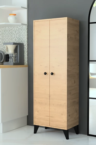 Mobilique  Venedik 6Raflı Banyo Dolabı (Çam-Çam)