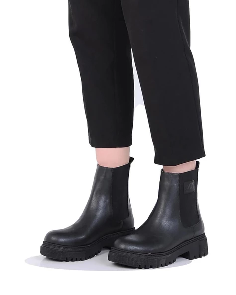 M.P. 242-2206 Zn Kadın Siyah Bot