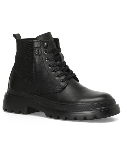 İnci Boris 4Pr Erkek Siyah (40-45) Deri Bot