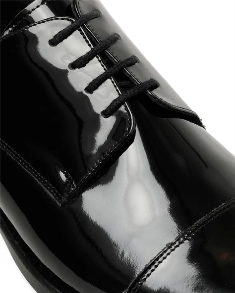 İnci Kame R 4Pr Erkek Siyah Rugan (40-45) Deri Klasik Ayakkabı - 7