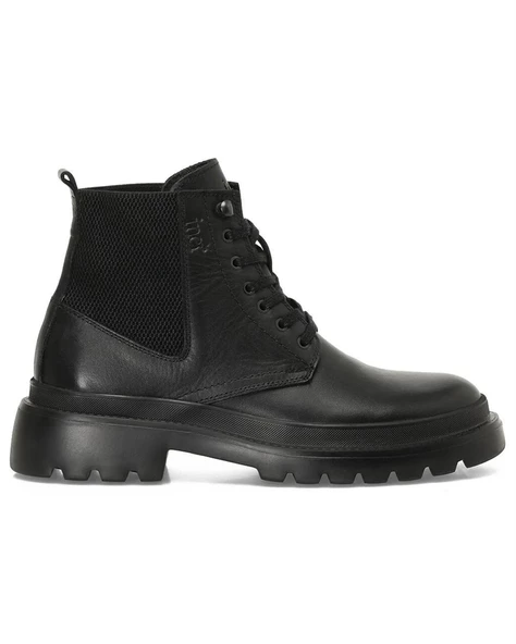 İnci Boris 4Pr Erkek Siyah (40-45) Deri Bot - 2