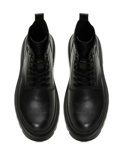 İnci Boris 4Pr Erkek Siyah (40-45) Deri Bot - 6