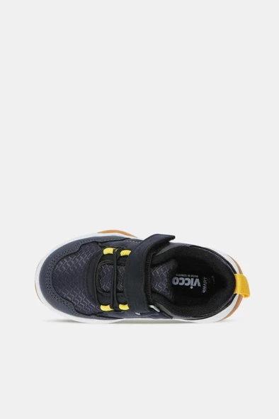 Vicco Homer 346.P24K.334 Anatomik Taban Erkek Çocuk Spor AYakkabı Siyah 26-30 - Resim 6