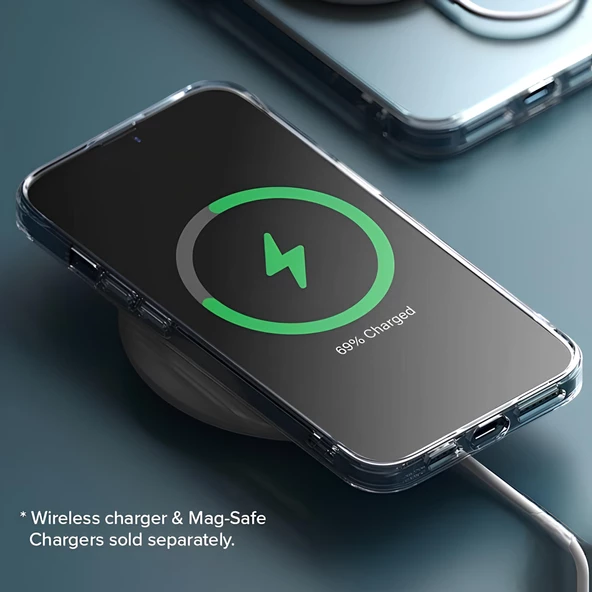 iPhone 16 Pro Max Şeffaf Mika Sararmaz Sert Magsafe Kılıf - 2