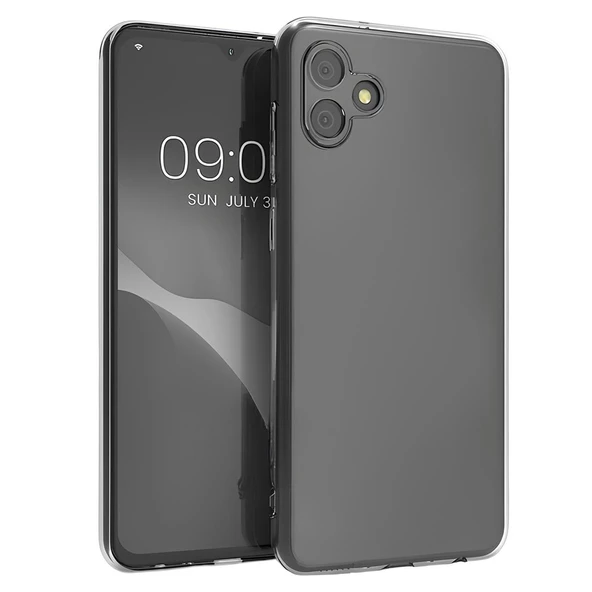 Samsung Galaxy A05 Premium Silikon Kılıf Şeffaf - 1
