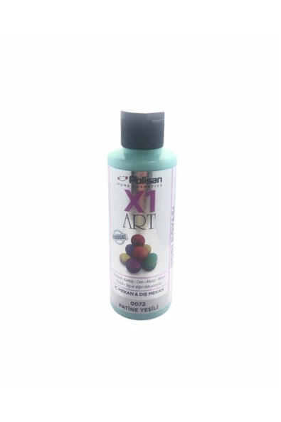 Polisan X1art Multisurface Hobi Boyası 120ml - Patine Yeşili