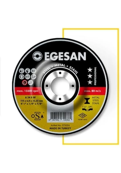 EGESAN 115*6 METAL TAŞLAMA