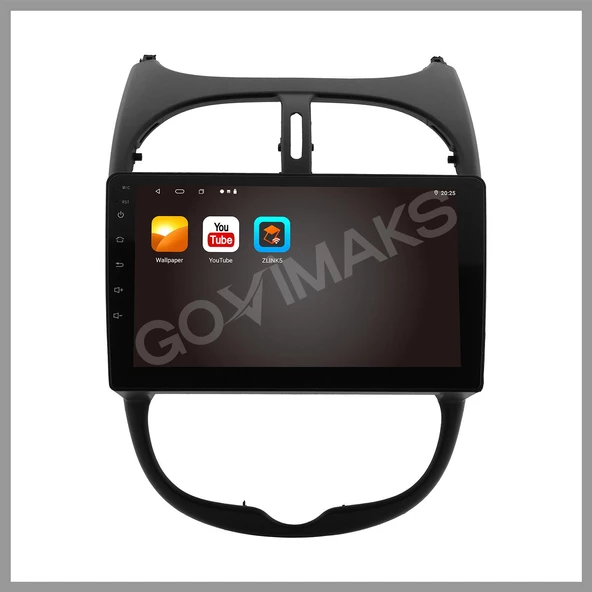 GOVİMAKS PEUGEOT 206 1999-2010 4 GB RAM 64 GB HAFIZA ANDROID MULTIMEDIA - 9