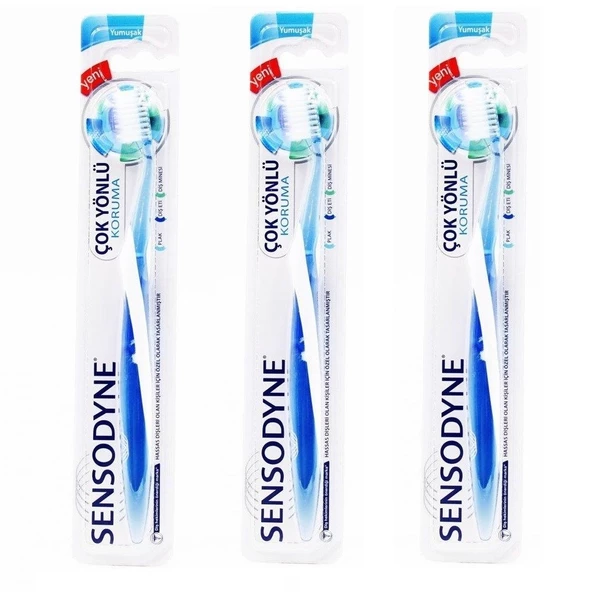 Sensodyne Çok Yönlü Koruma Yumuşak Diş Fırçası 3 Adet