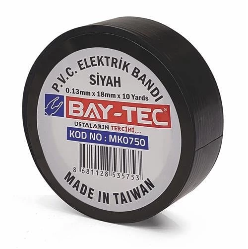 BAYTEC İZOLE ELEKTRİK BANT SİYAH MK0750